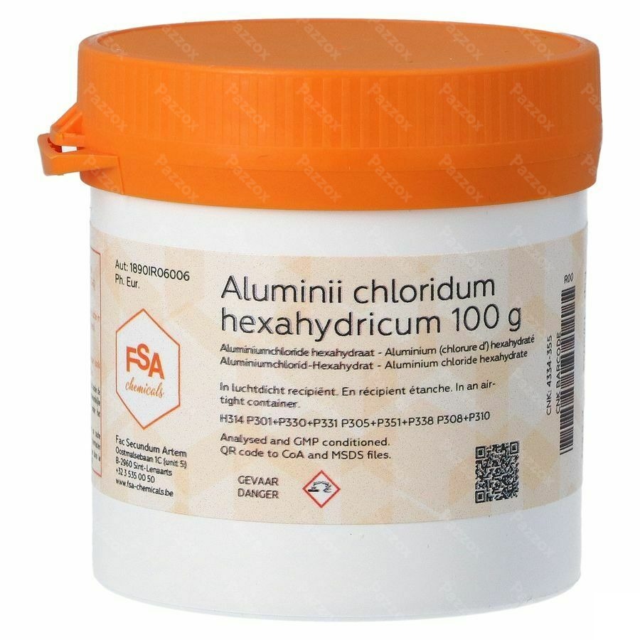 Aluminium Chloride Hexahydraat 100g Magis