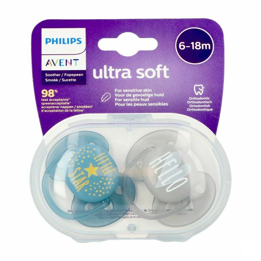 Philips Avent Fopspeen 6m+ Soft Mix