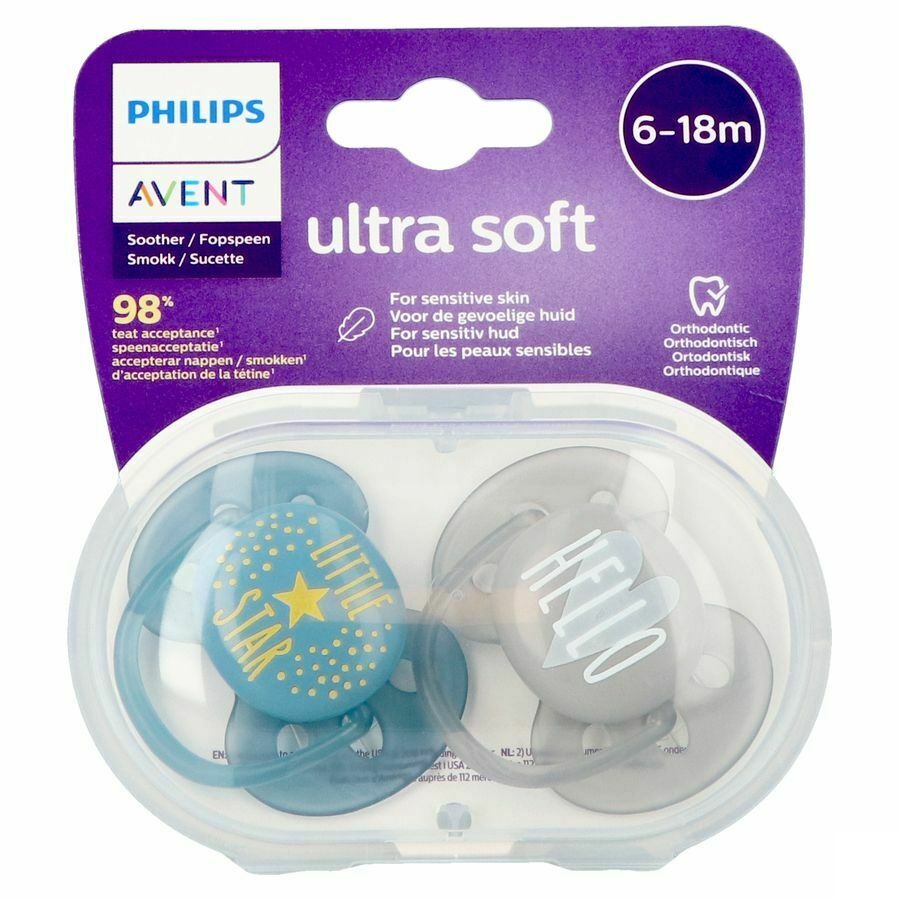 Philips Avent Fopspeen 6m+ Soft Mix