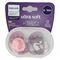 Philips Avent Ultra Soft Fopspeen Girl 6-18m Scf223/02 2 Stuks
