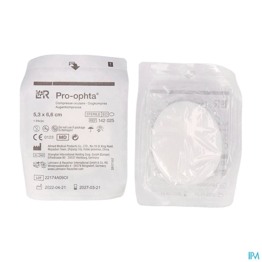 Pro-ophta Oogkompres Ster. 12 142025