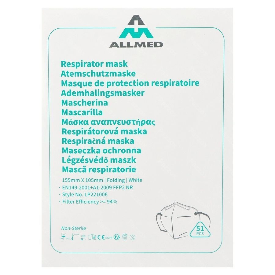 Respirator Masker Ffp2 Doos 51 9920800