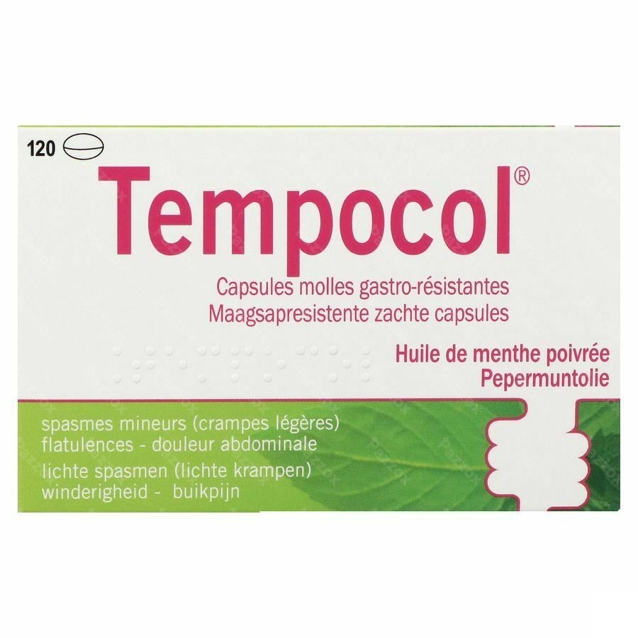 Tempocol Maagsapresist. Zachte Caps 120 X 182mg