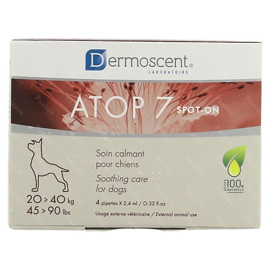 Dermoscent Atop 7 Spot On Hond 20-40kg 4x2,4ml