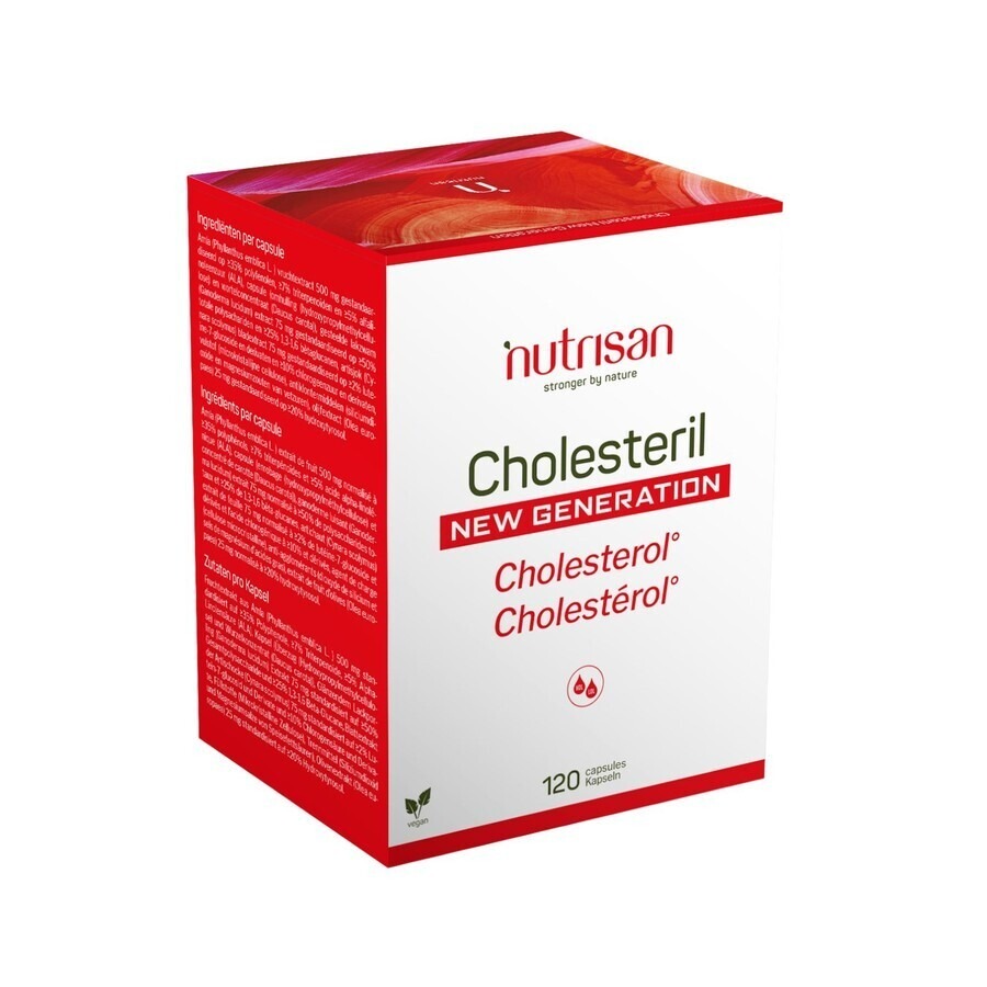Nutrisan Cholesteril New Generation 120 vegetarische capsules