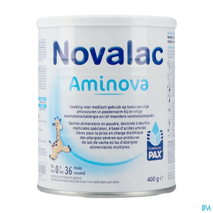 Novalac Aminova 0-36m Pdr 400g