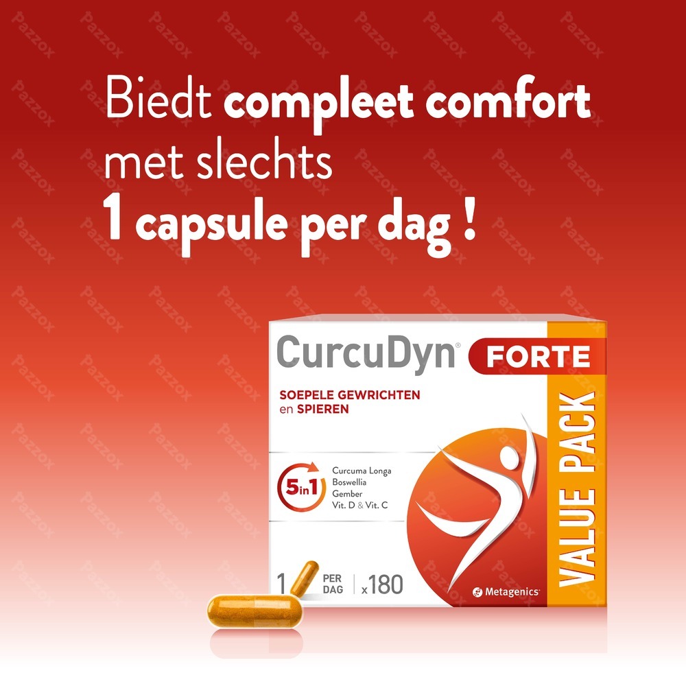 Metagenics Curcudyn Forte 180 Capsules