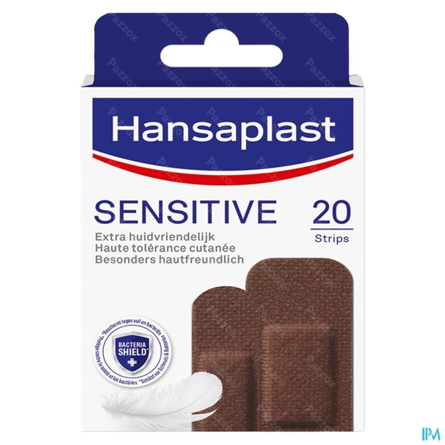 Hansaplast Pleisters Sensitive Dark 20