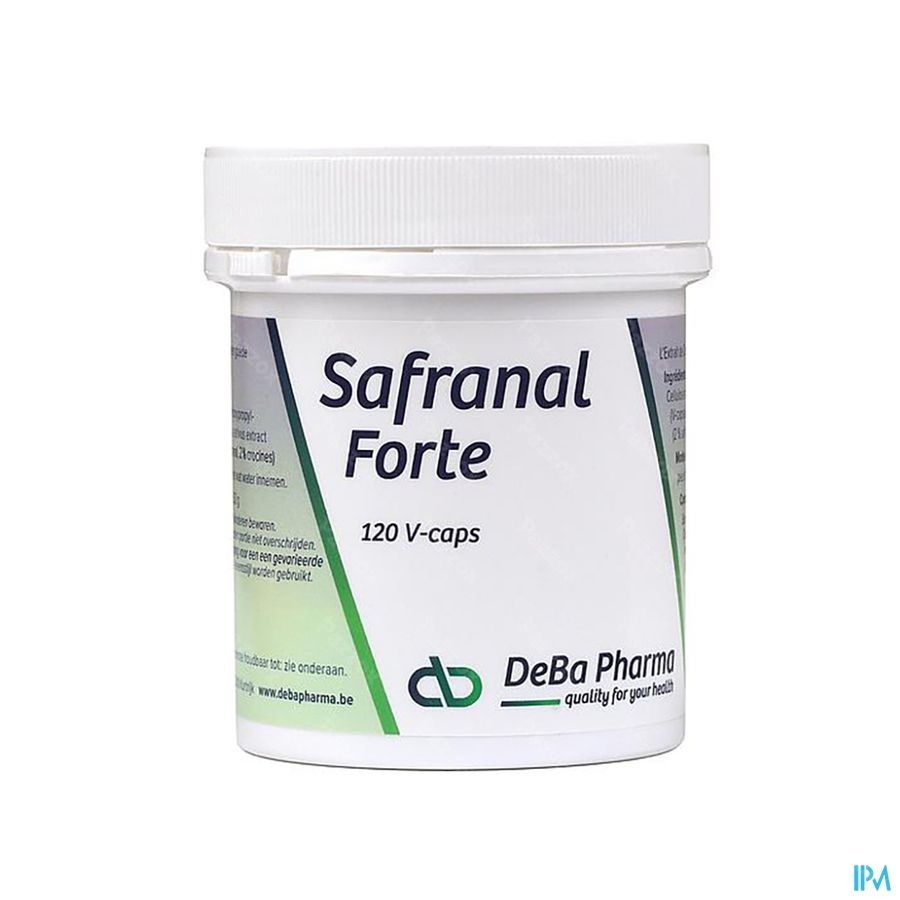 DeBa Pharma Safranal Forte 120 Plantaardige Capsules