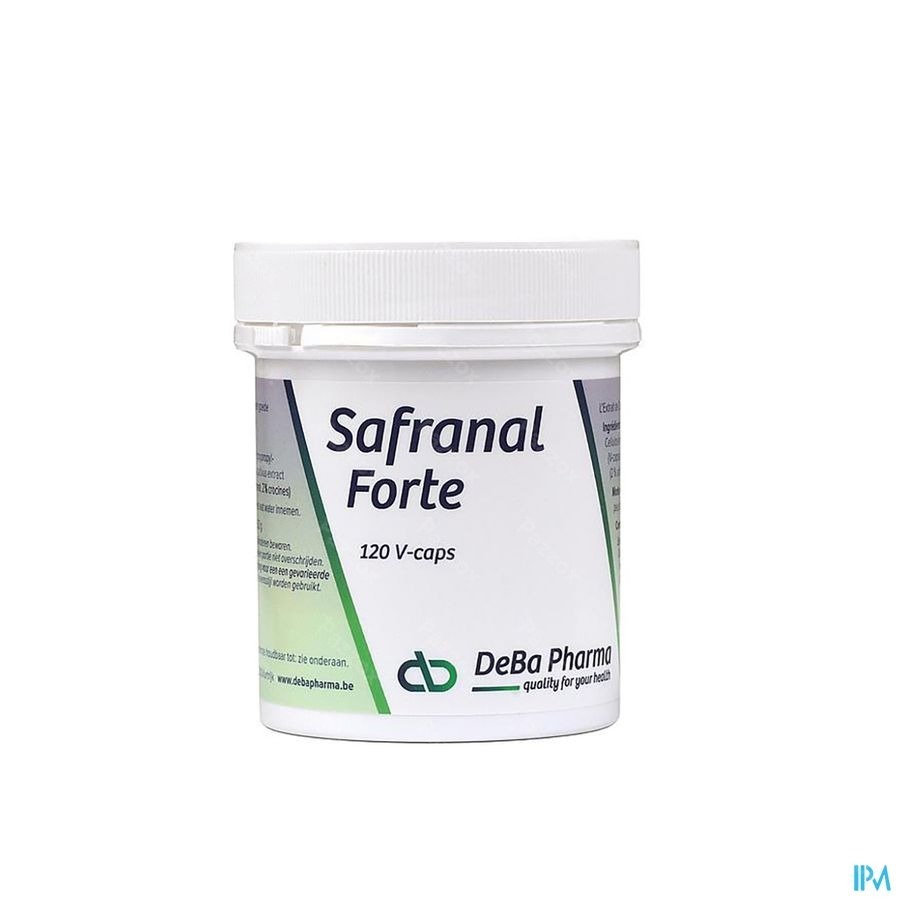 DeBa Pharma Safranal Forte 120 Plantaardige Capsules