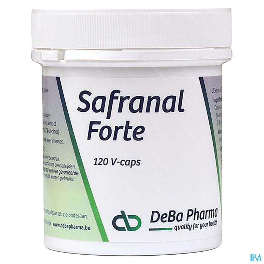 DeBa Pharma Safranal Forte 120 Plantaardige Capsules