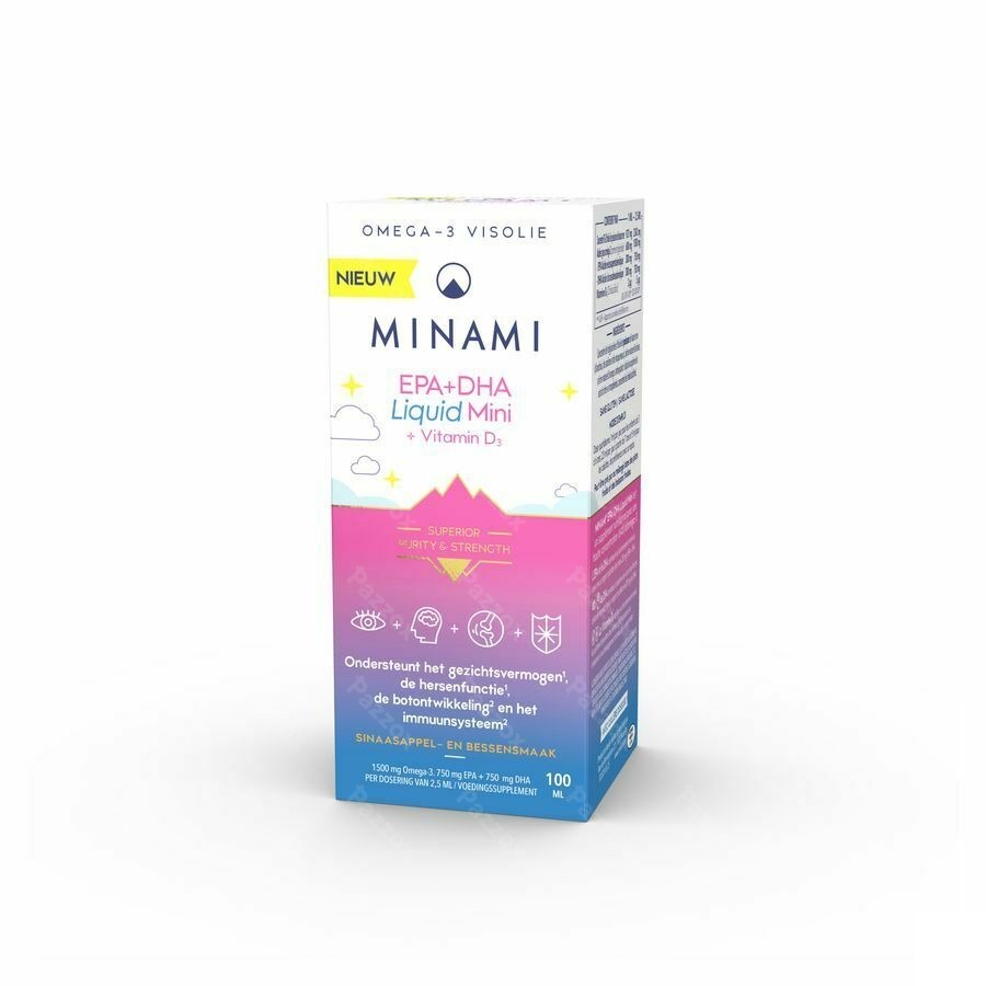 Minami Epa+dha Liquid Mini + Vit D3 Fl 100ml