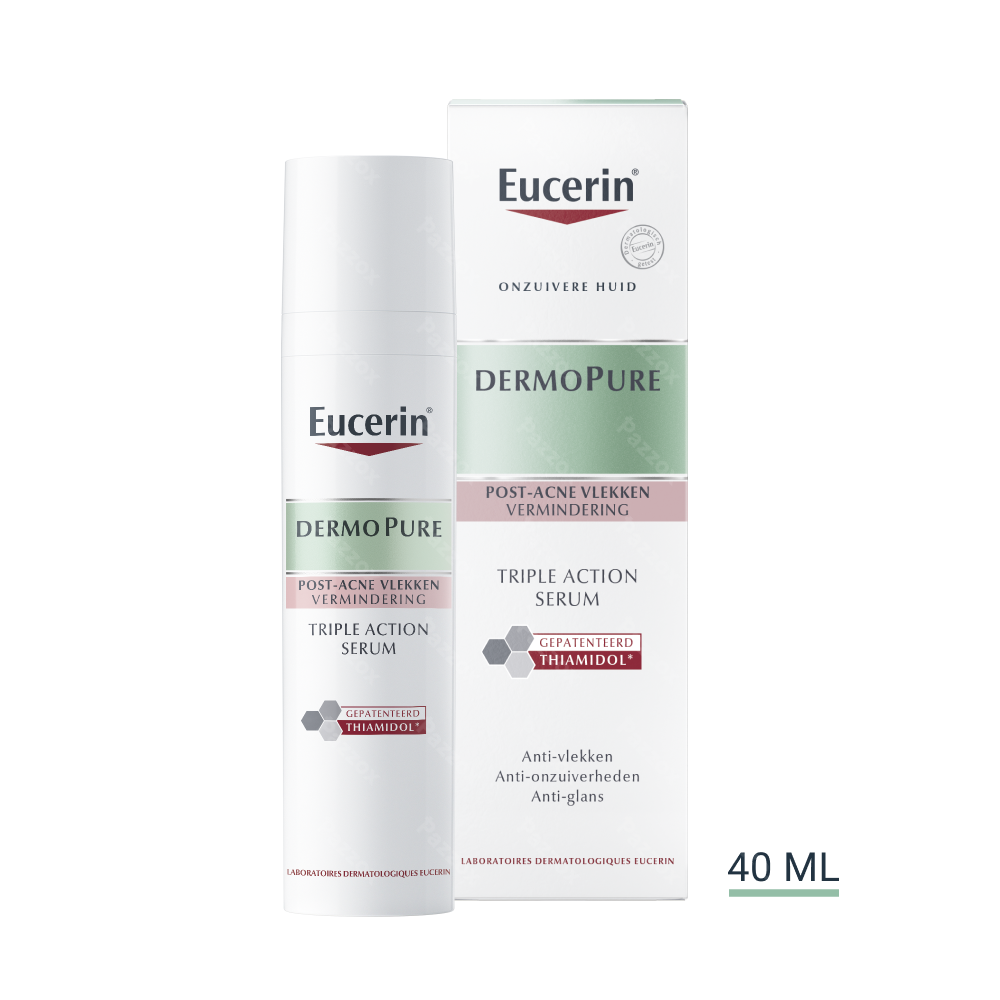 Eucerin Dermopure Triple Action Serum Post-Acne Vlekken Onzuivere Huid 40ml