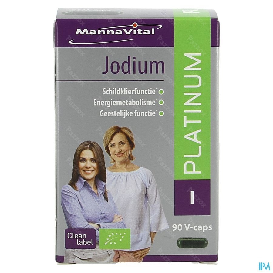 Mannavital Jodium Platinum Bio V-caps 90