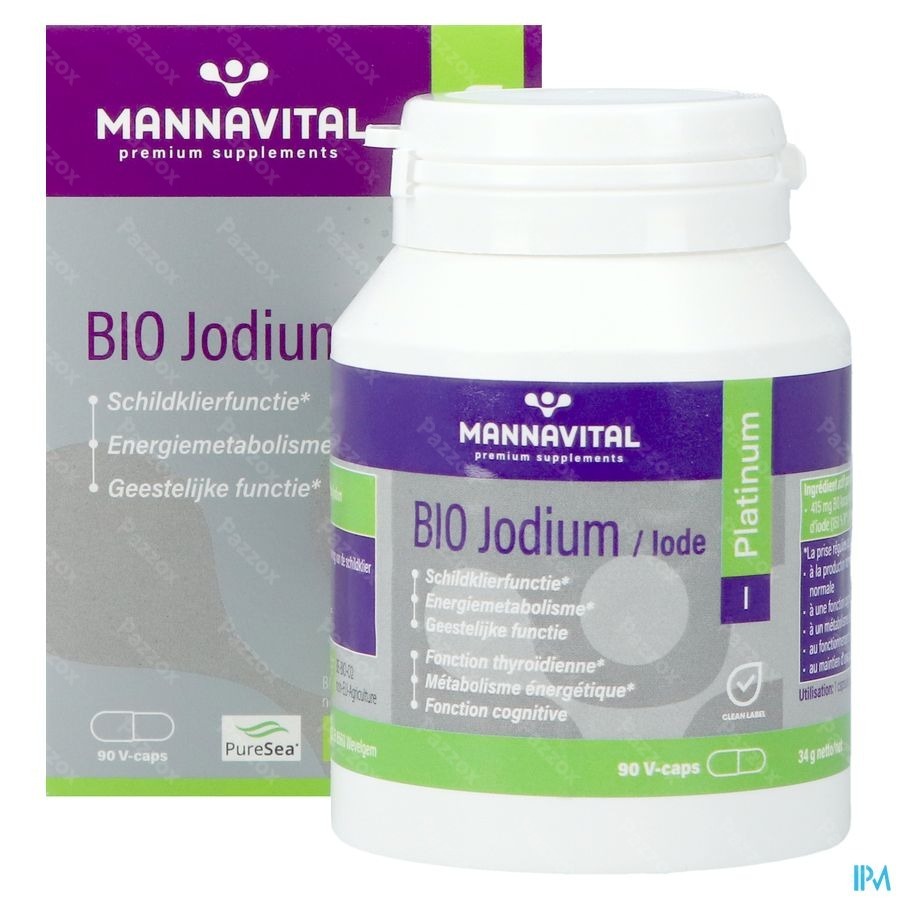 Mannavital Jodium Platinum Bio V-caps 90