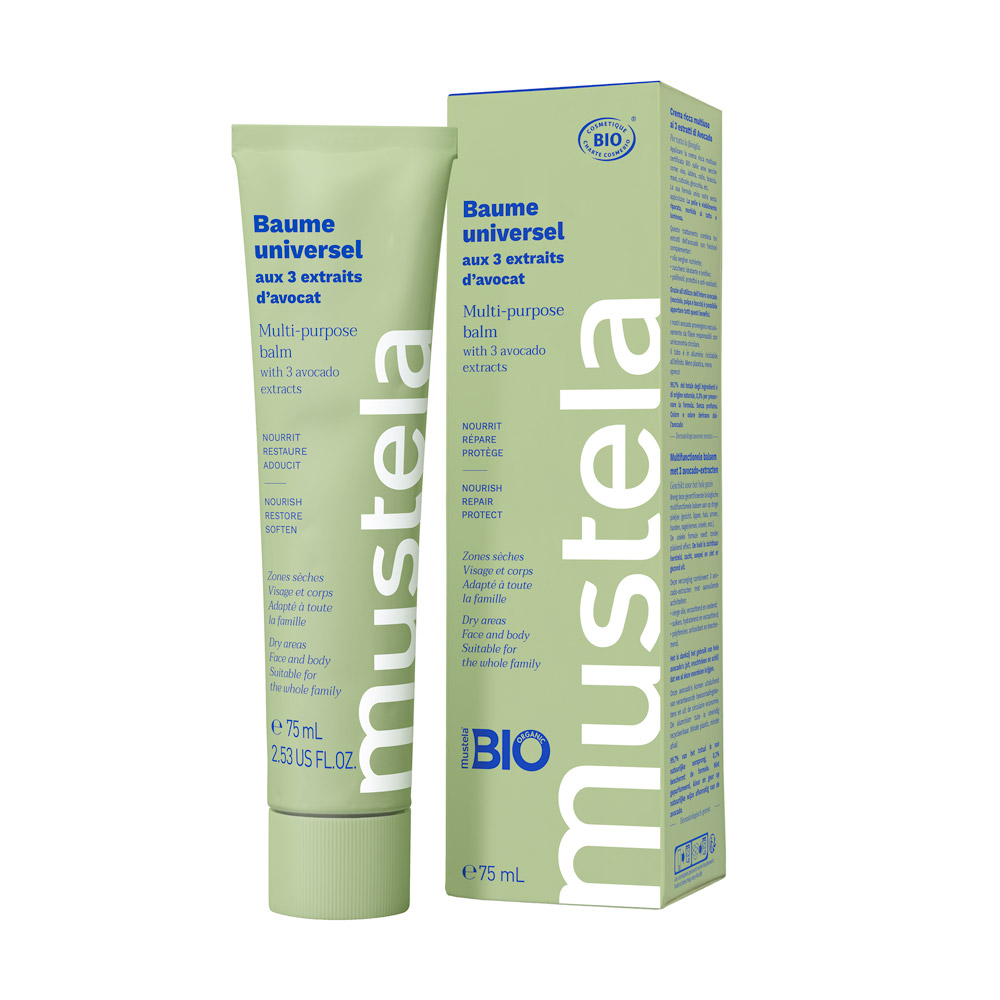 Mustela universele balsem met 3 avocado extracten - familie 75 ml