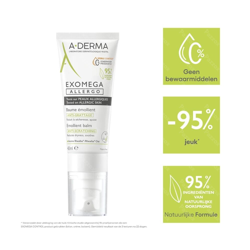 A-Derma Exomega Allergo Verzachtende Balsem 40ml