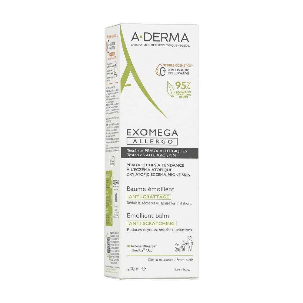 A-Derma Exomega Allergo Verzachtende Balsem 200ml