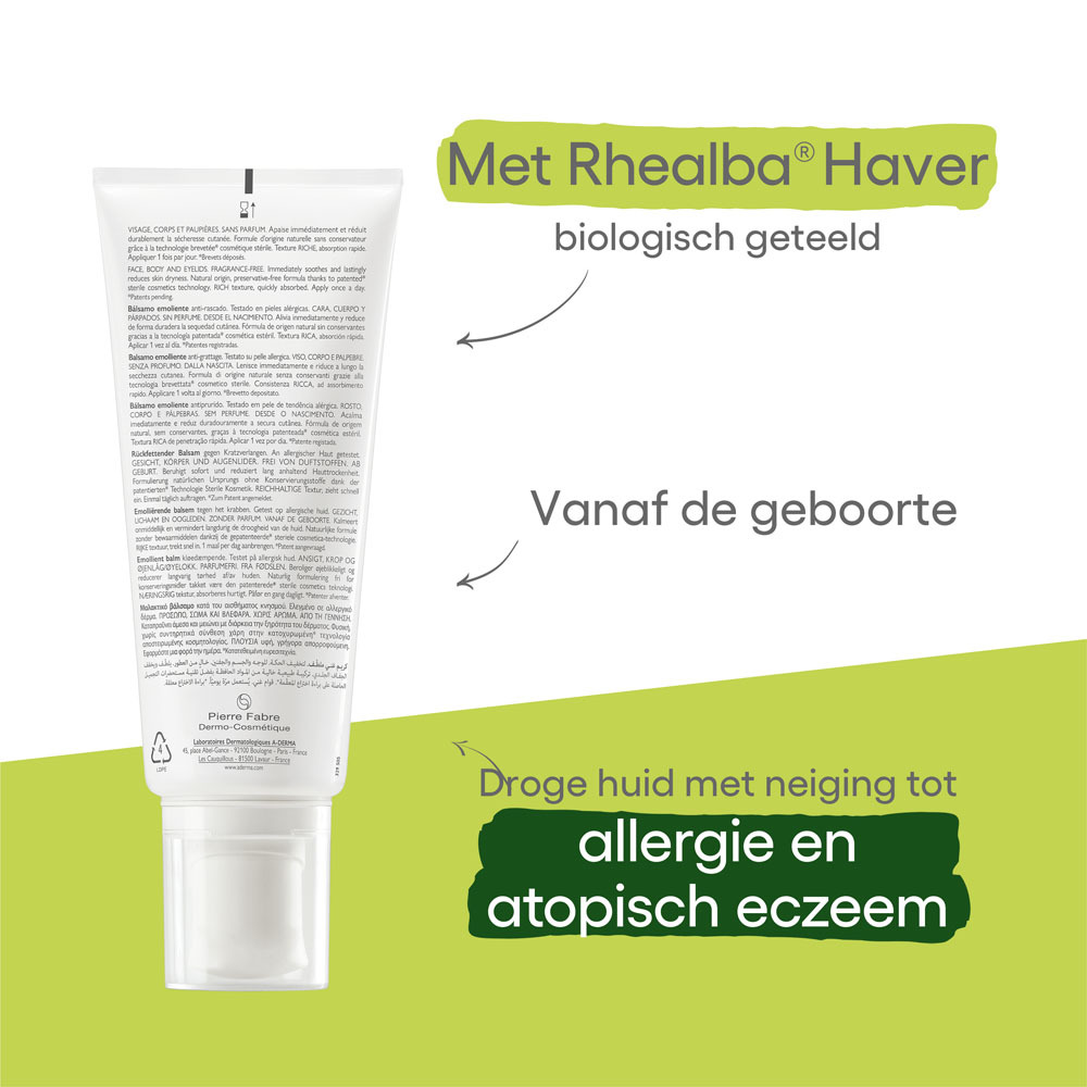 A-Derma Exomega Allergo Verzachtende Balsem 200ml