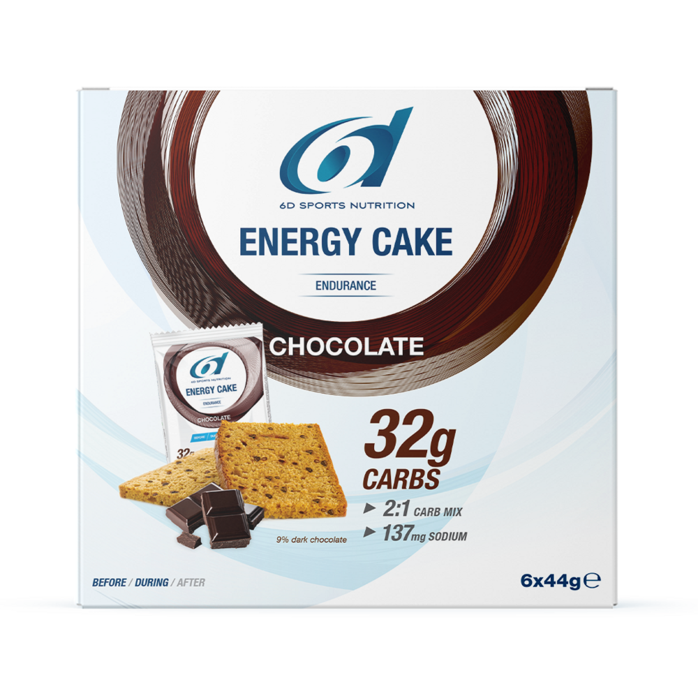 6d Energy Cake Chocolate 6x44g
