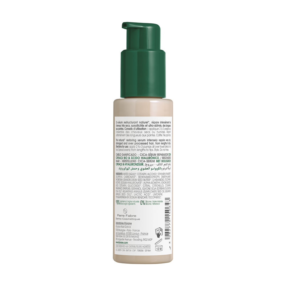 Klorane Capil. Cica Serum Herstel. Cupuacu 100ml