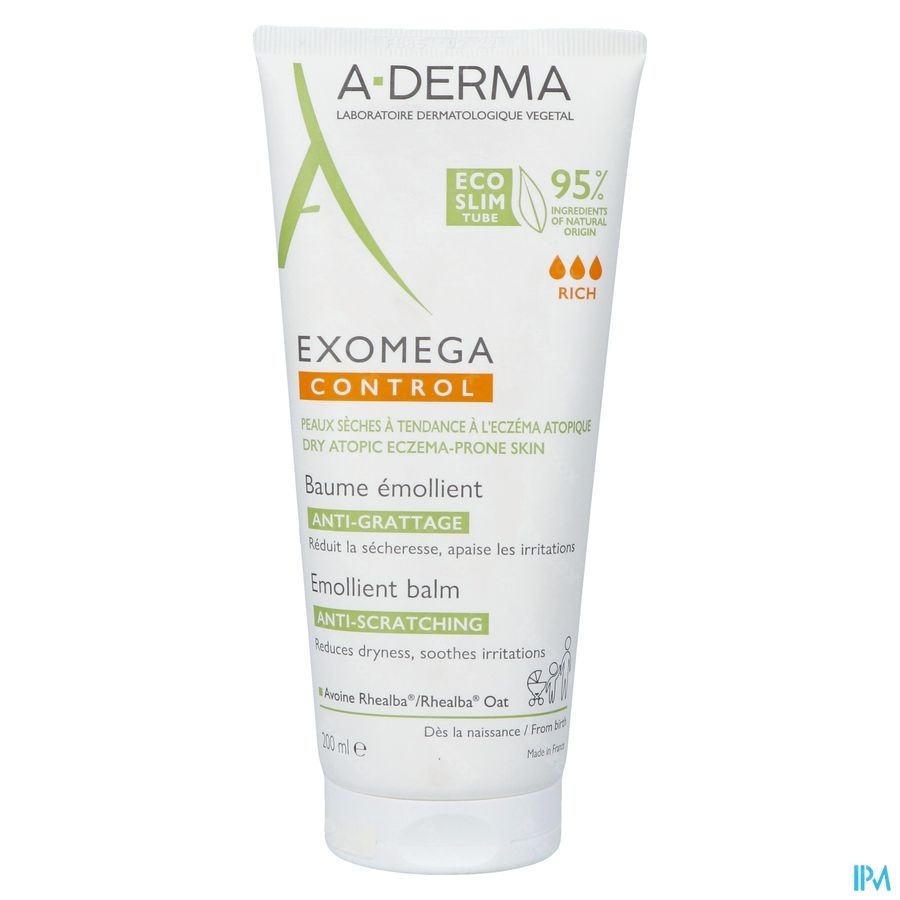 A-Derma Exomega Control Verzachtende Balsem 200ml
