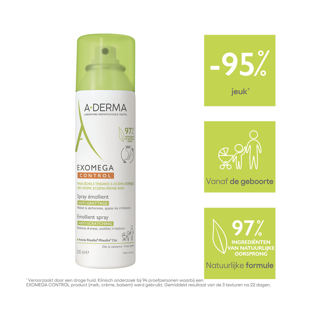 A-Derma Exomega Control Verzachtende Spray 200ml