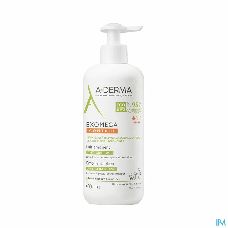 A-Derma Exomega Control Verzachtende Melk 400ml