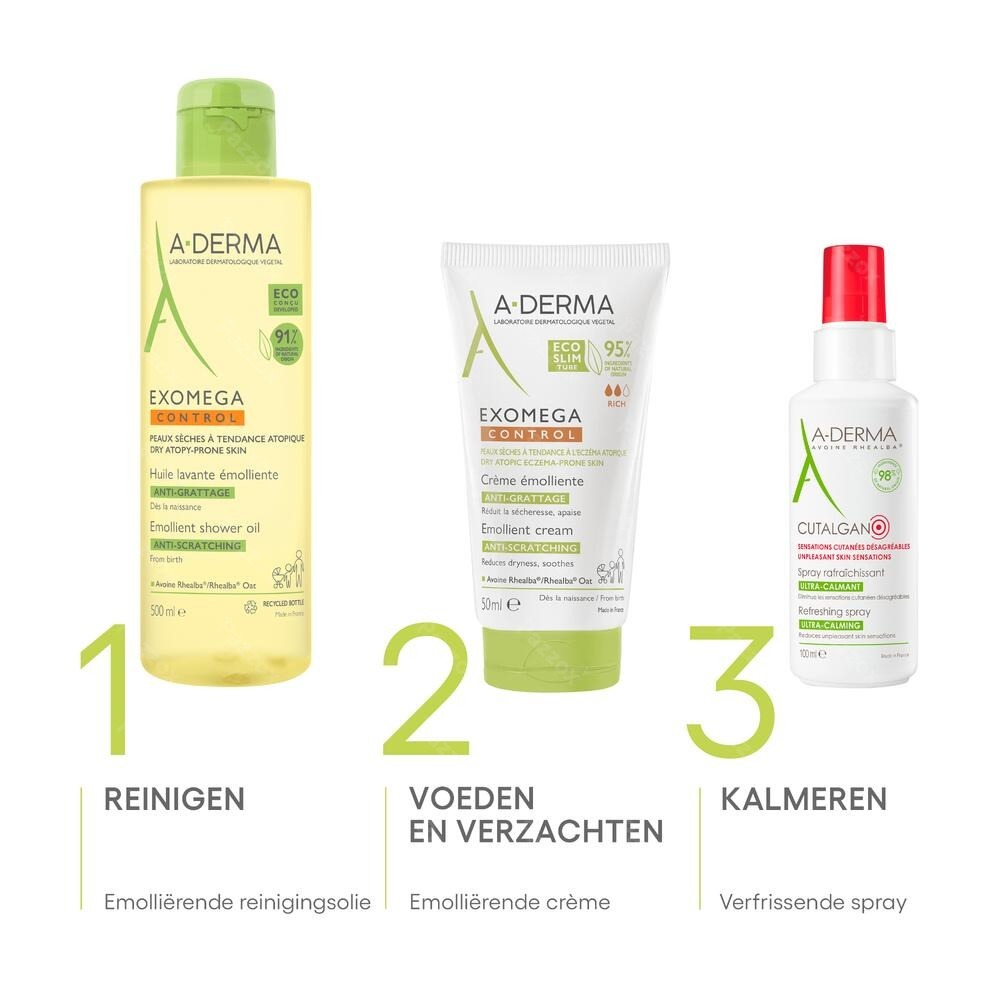 A-Derma Exomega Control Verzachtende Crème 50ml