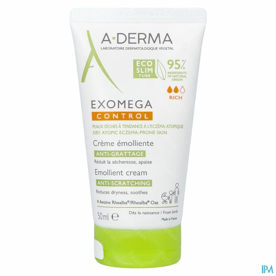 A-Derma Exomega Control Verzachtende Crème 50ml
