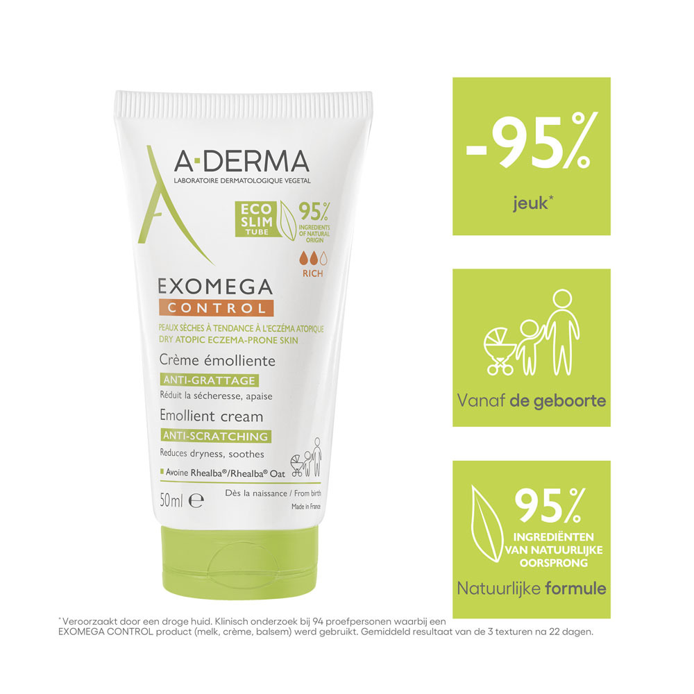 A-Derma Exomega Control Verzachtende Crème 50ml