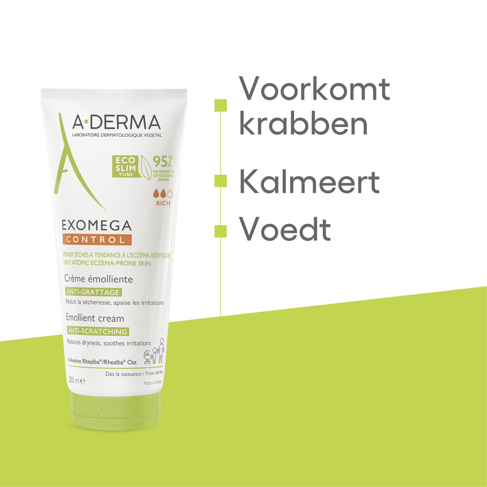 A-Derma Exomega Control Verzachtende Crème 200ml