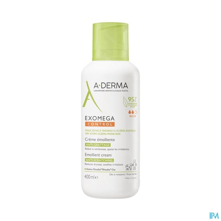 A-Derma Exomega Control Verzachtende Crème 400ml