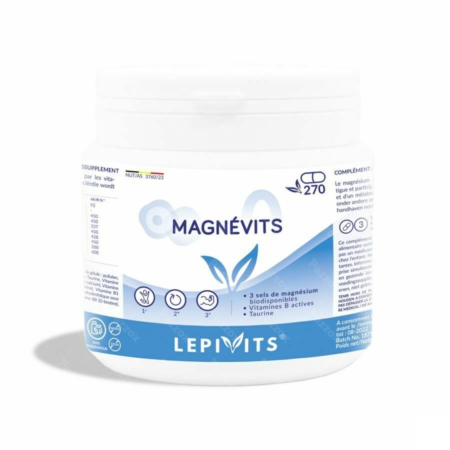 Lepivitis Magnevits 270 Capsules