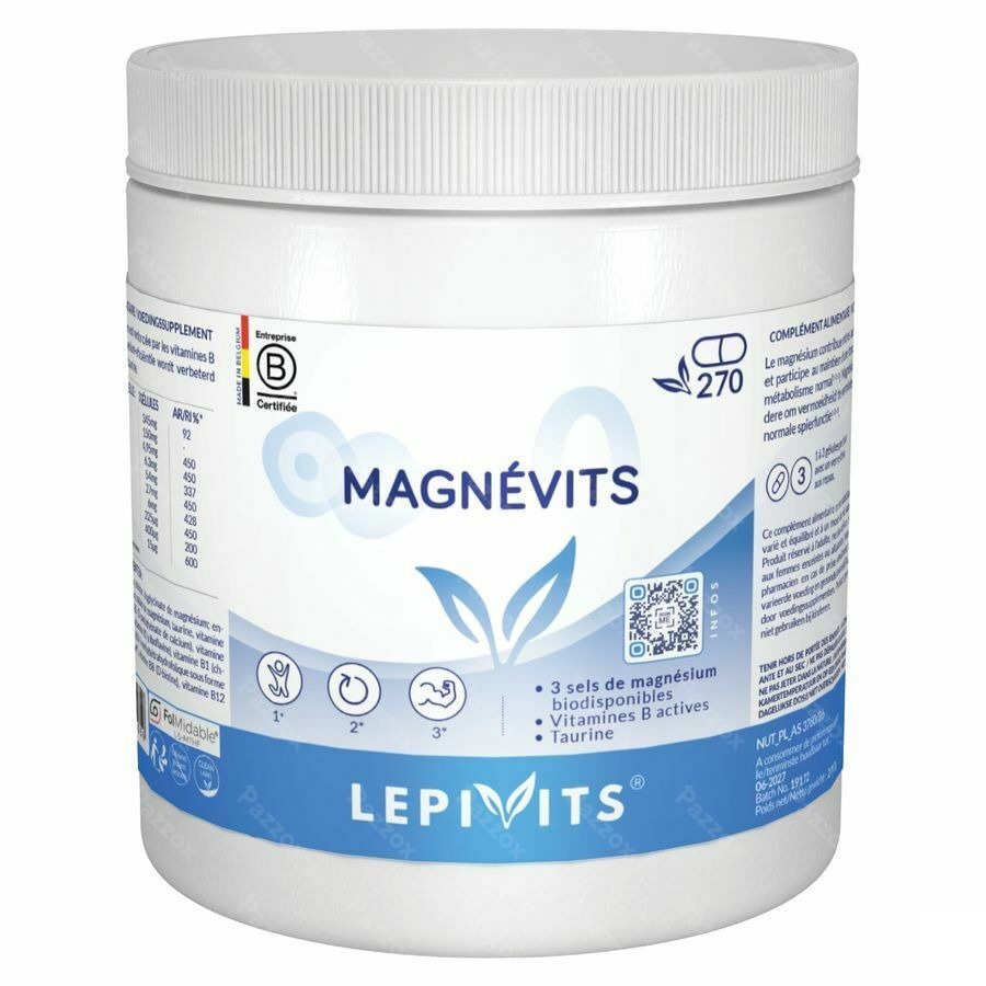 Lepivitis Magnevits 270 Capsules