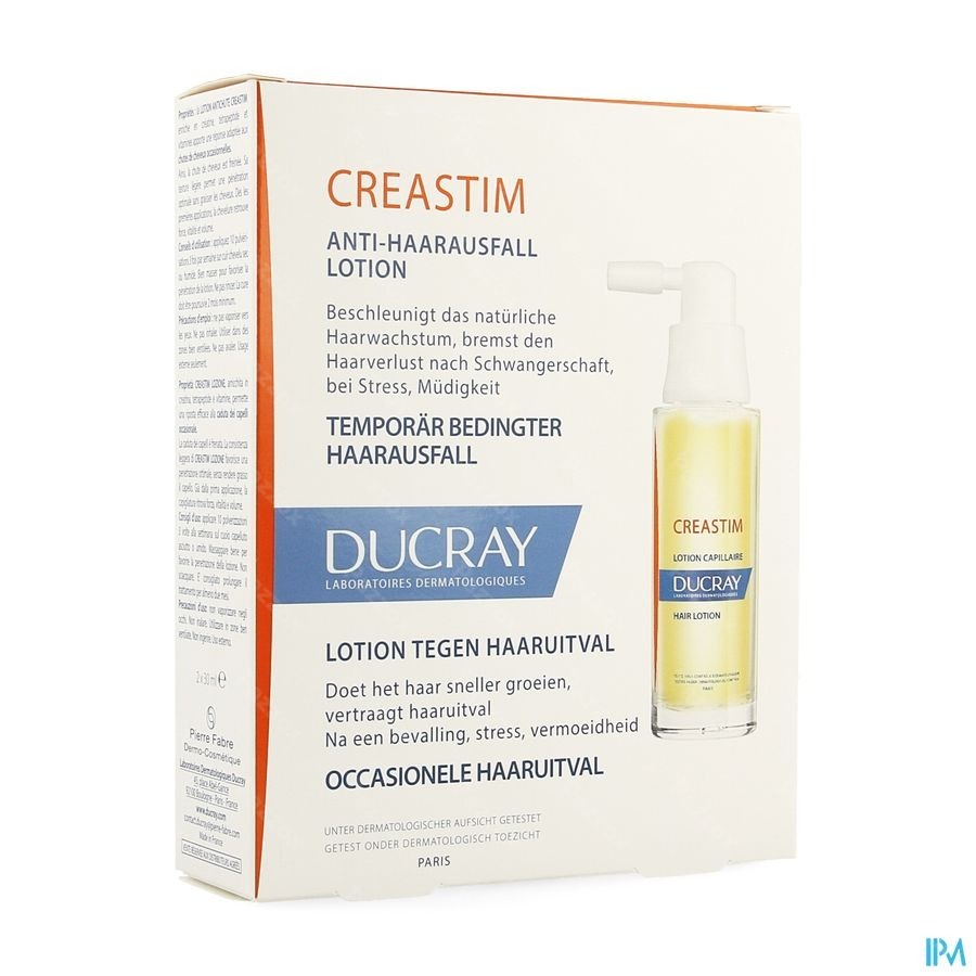 Ducray Creastim Anti Haaruitval Lotion 2x30ml