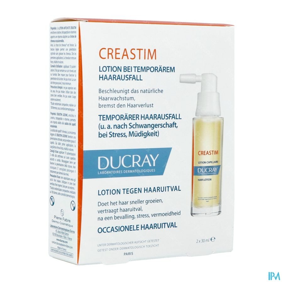 Ducray Creastim Anti Haaruitval Lotion 2x30ml