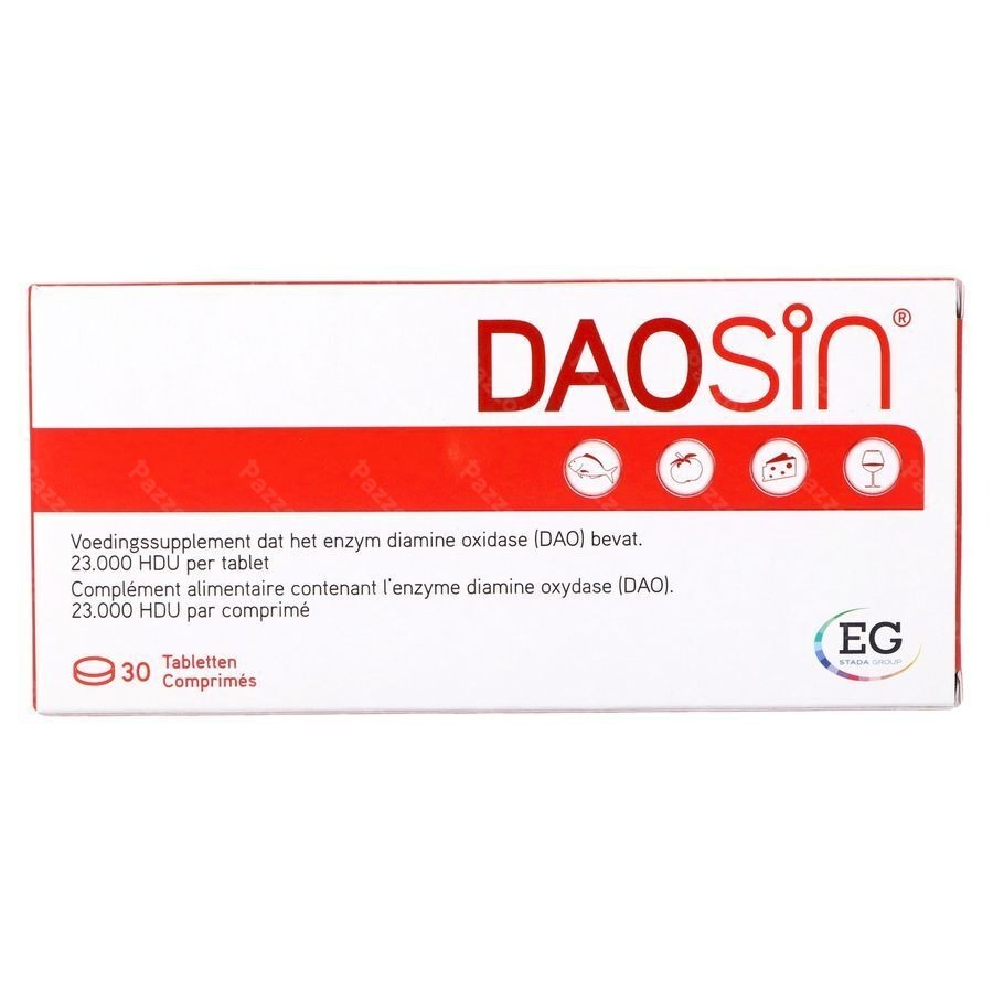 Daosin Voedingssupplement Spijsvertering 30 Tabletten