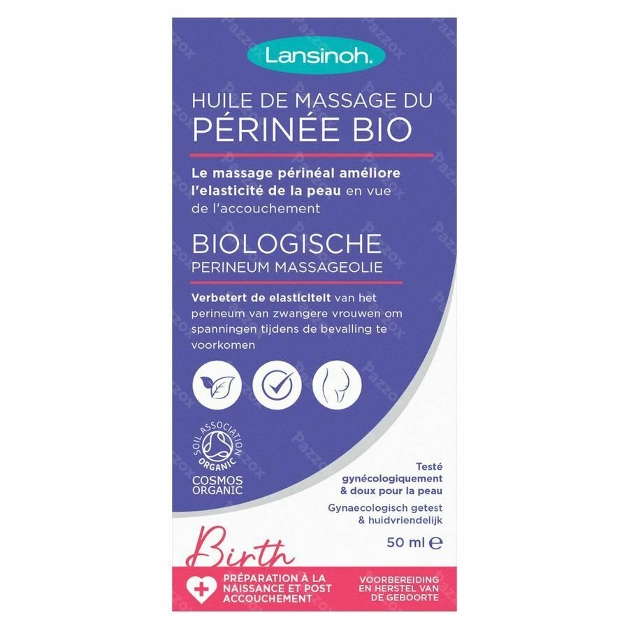 Lansinoh Massageolie Perineum Bio 50ml