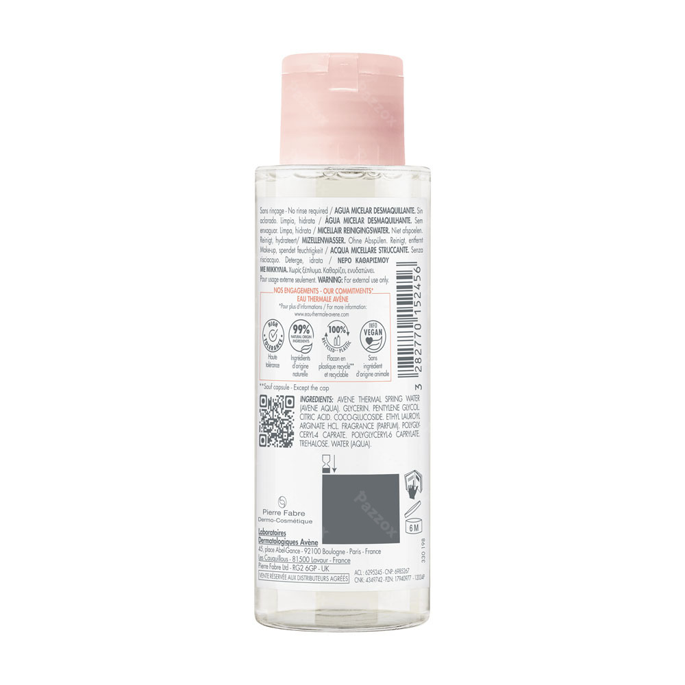 Avène Les Essentiels Micellair Reinigingswater 100ml