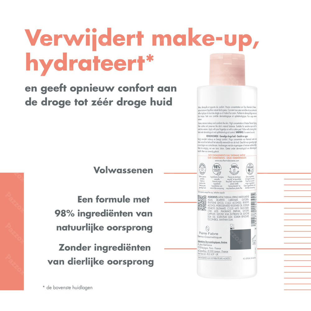 Avène Les Essentiels Micellair Reinigingswater 100ml