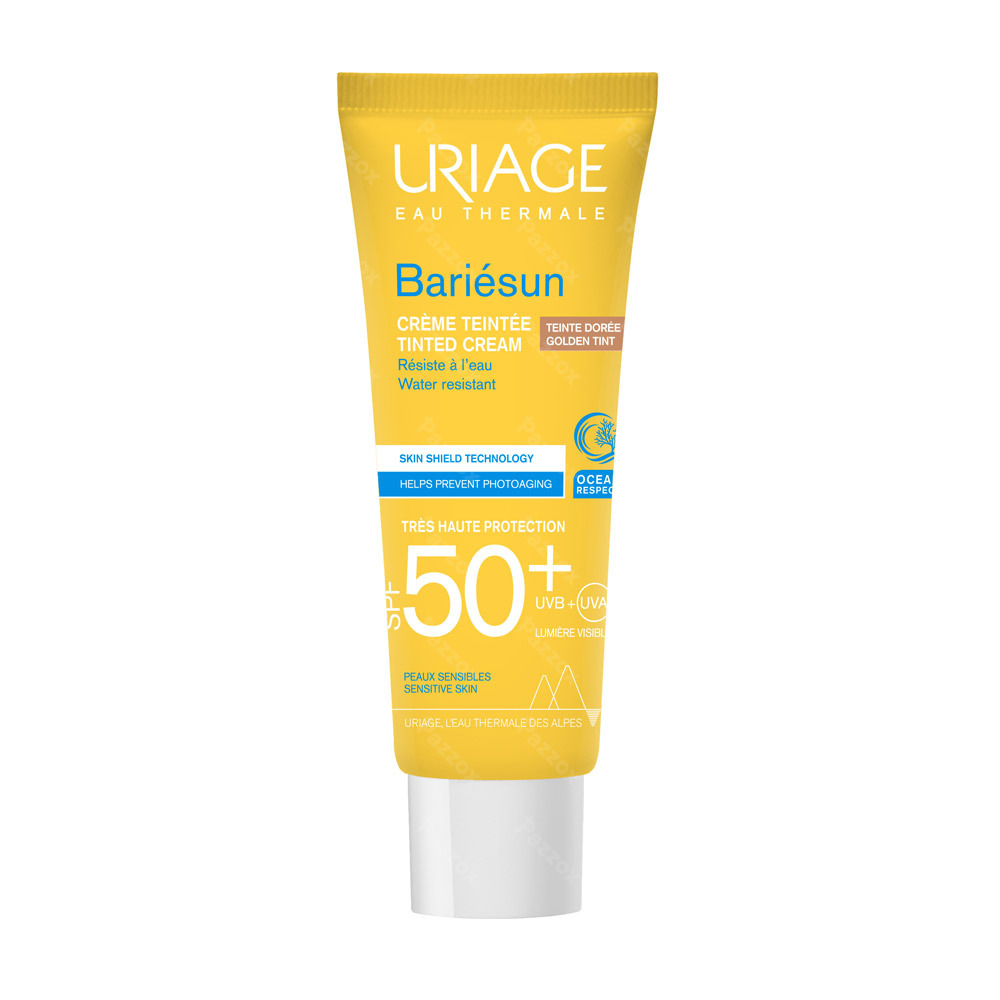Uriage Bariésun Getinte Zonnecrème Goud SPF50+ 50ml 