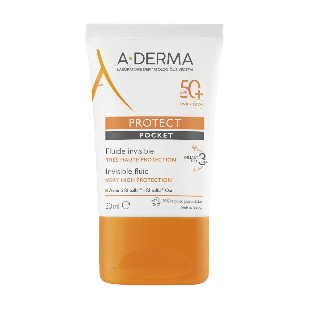 A-DERMA Protect Pocket Invisible Fluid Zeer Hoge Bescherming 30 ml