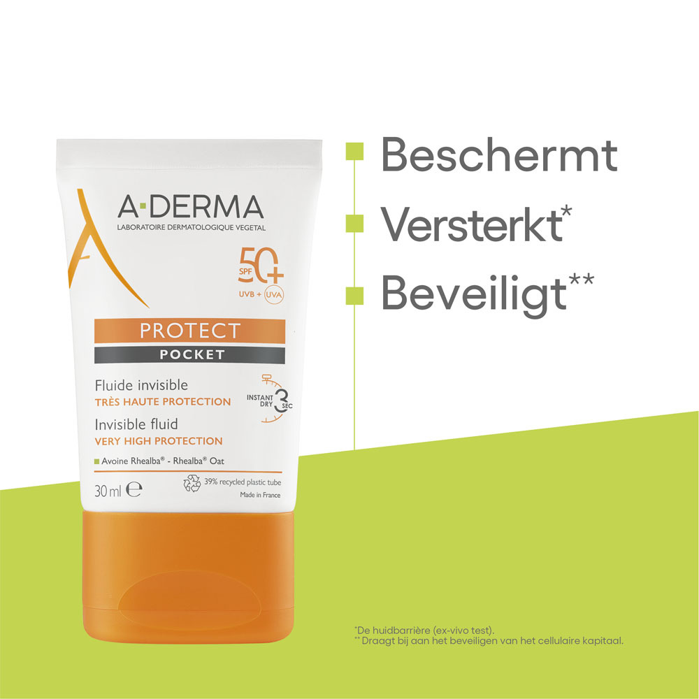 A-Derma Protect Pocket Onzichtbare Vloeistof SPF50+30ml