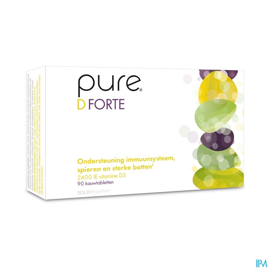 Pure D Forte Kauwtabletten 90