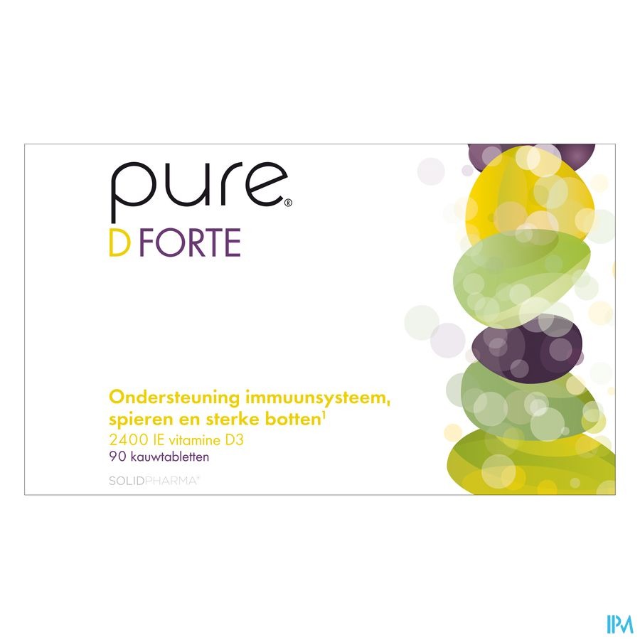 Pure D Forte Kauwtabletten 90