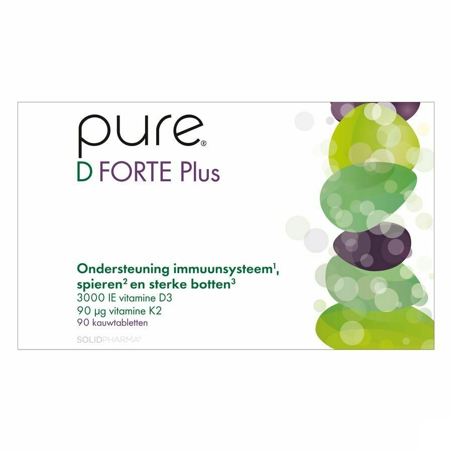 Pure D Forte+ Kauwtabletten 90