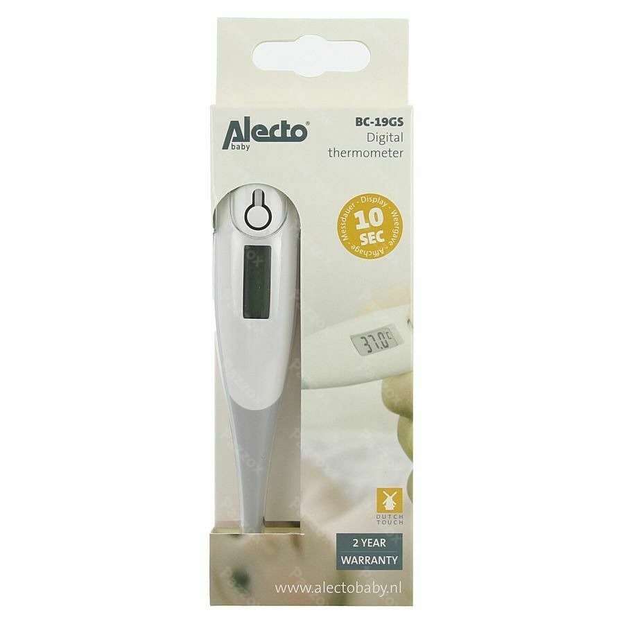 Alecto Digitale Thermometer Grijs