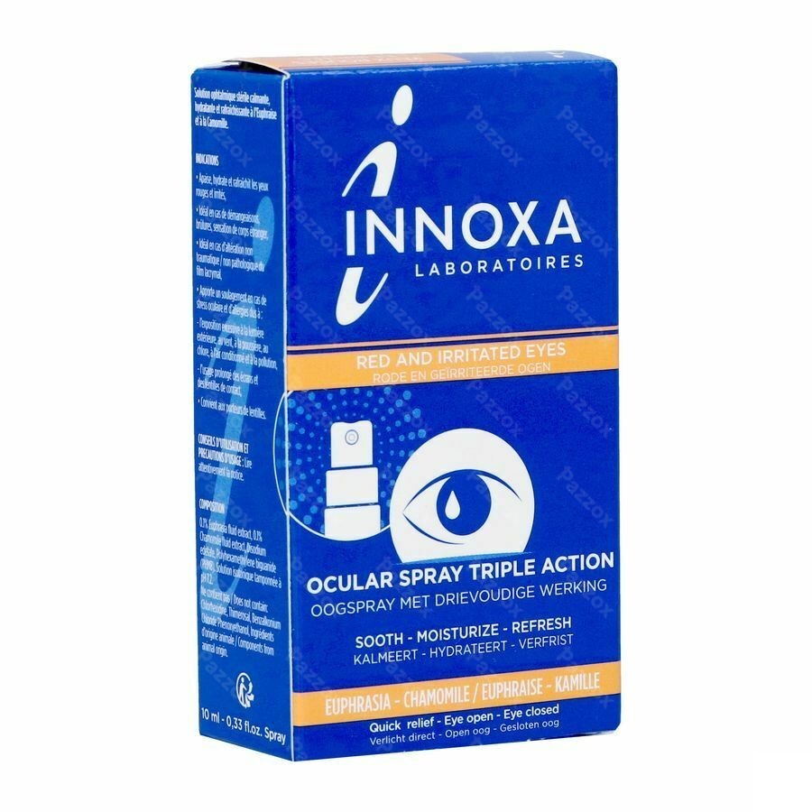Innoxa Oogspray Rode&geirriteerde Ogen 10ml
