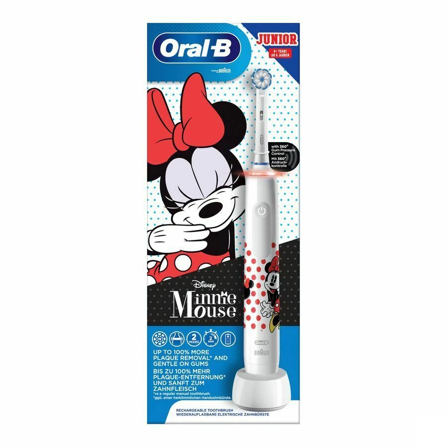Oral-b D505 Junior Minnie White Eb60 Box